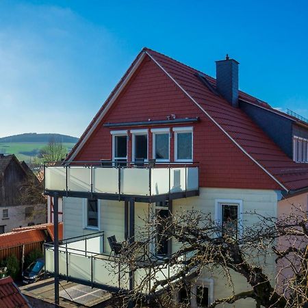 Ferienwohnung Zur Burg Trendelburg ภายนอก รูปภาพ
