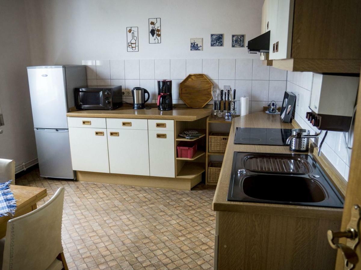 Ferienwohnung Zur Burg Trendelburg ภายนอก รูปภาพ